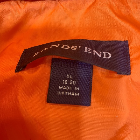 Lands End Quilted Puffer Vest Primaloft Woman XL Pink Outdoor Granola Hiking Ski - Picture 9 of 13